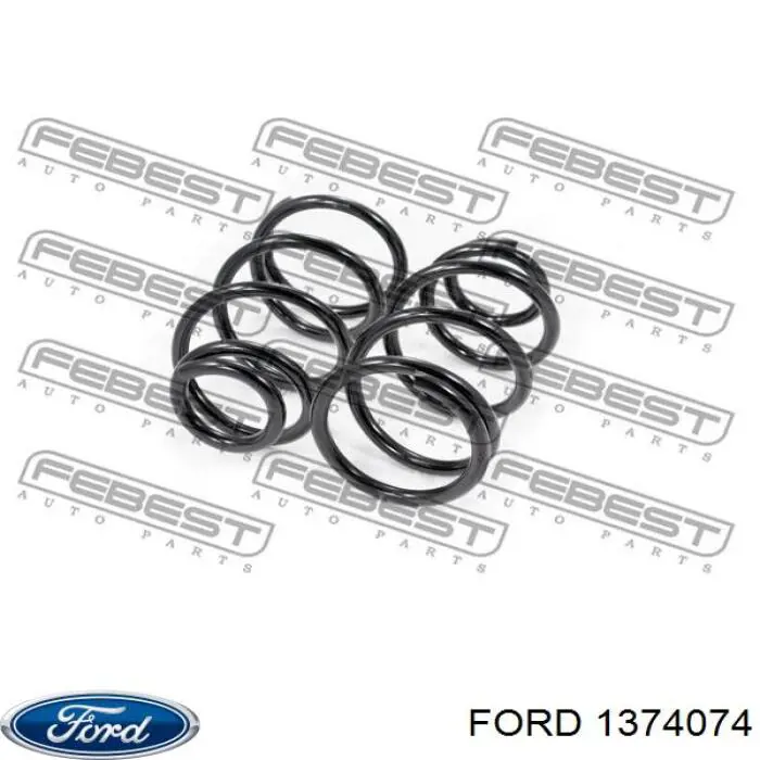 1374074 Ford muelle de suspensión eje delantero