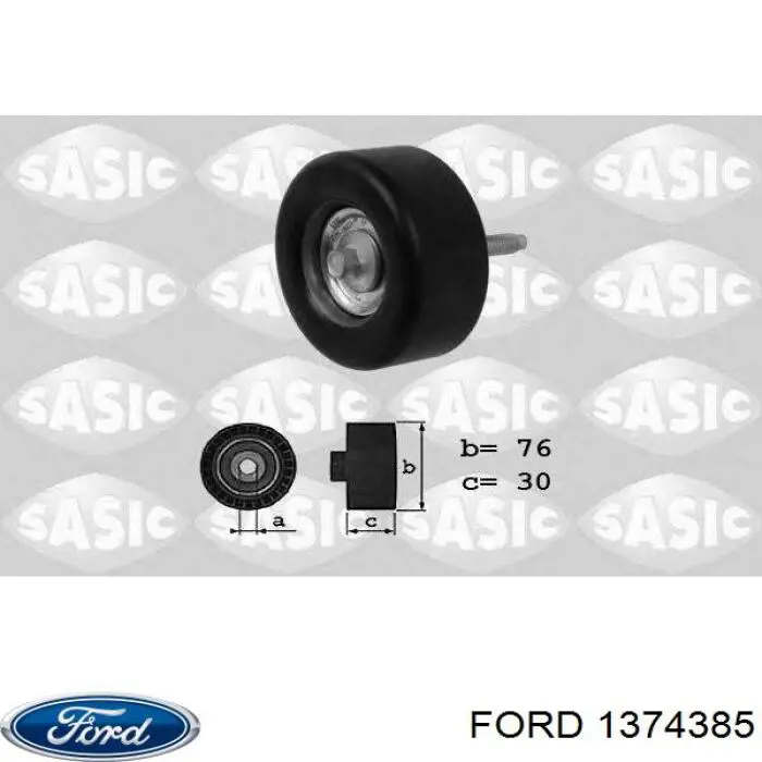 Polea inversión/guía, correa auxiliar servicios Ford 1374385 precio, desde 16,28 EUR