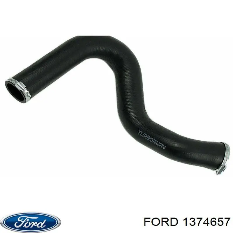 1374657 Ford tubo flexible de aire de sobrealimentación derecho