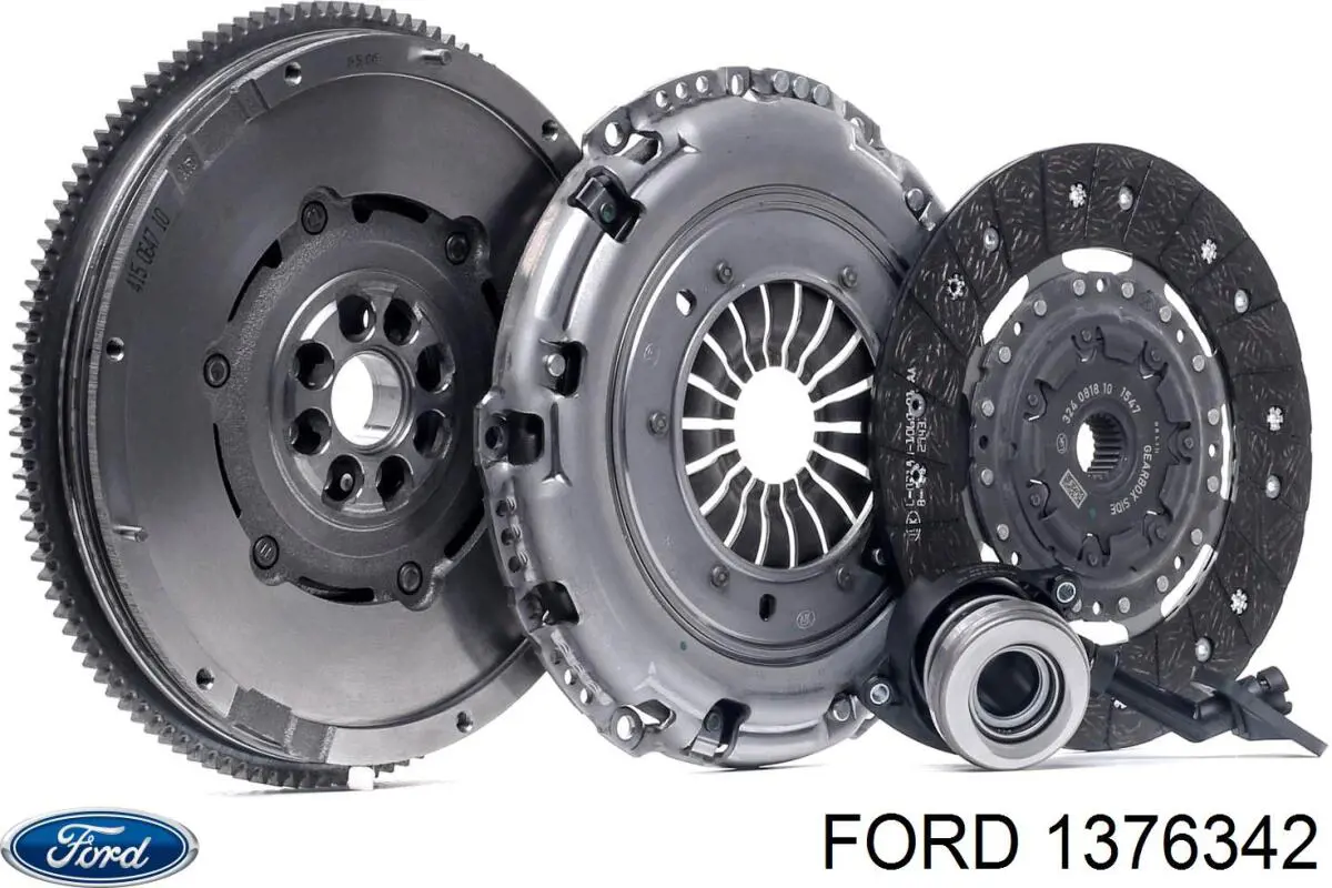 1376342 Ford kit de embrague (3 partes)