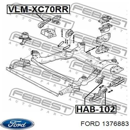Comprar 1376883 Ford Soporte de motor derecho