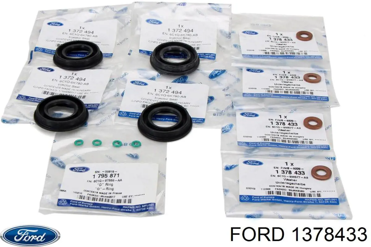 1378433 Ford junta de inyectores