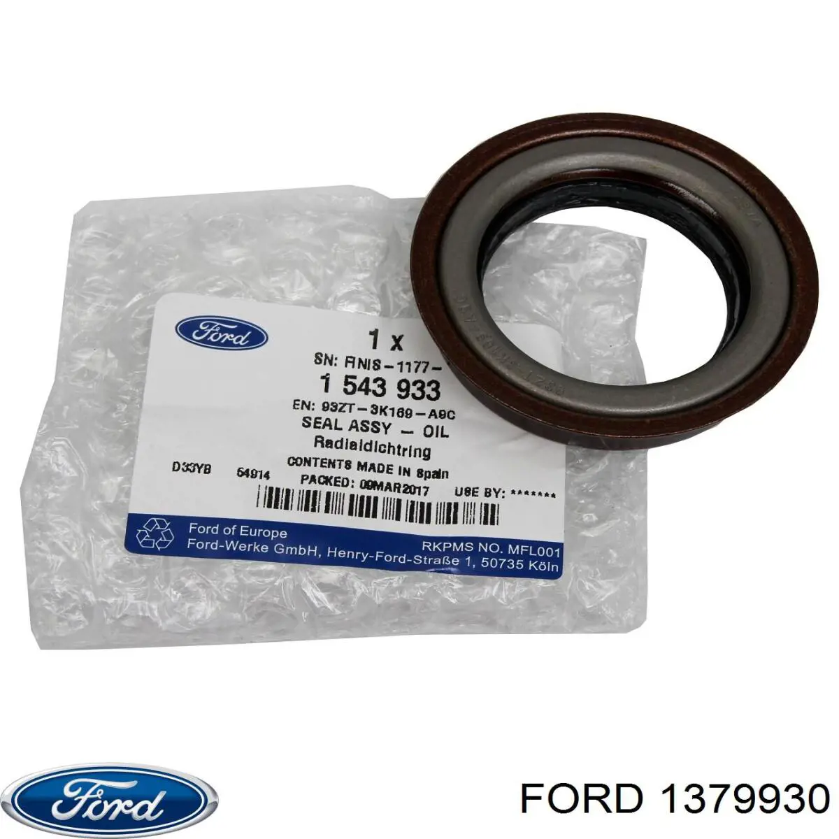 Abrazadera de fijación de los tubos de retorno de los inyectores Ford 1379930 precio, desde 1,50 EUR