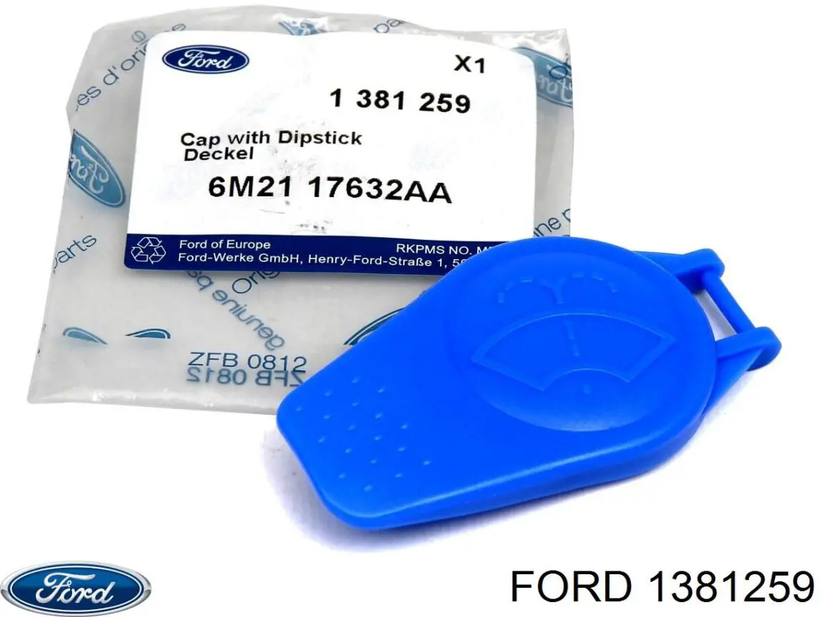 Tapa de depósito de limpiaparabrisas para Ford Galaxy (WA6)