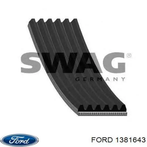 Comprar 1381643 Ford Correa trapezoidal