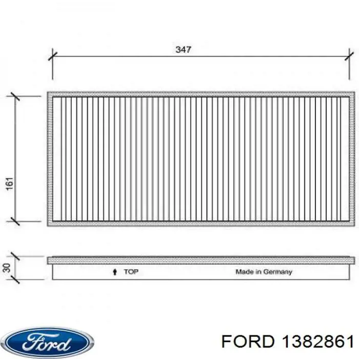 Filtro de habitáculo 1382861 Ford