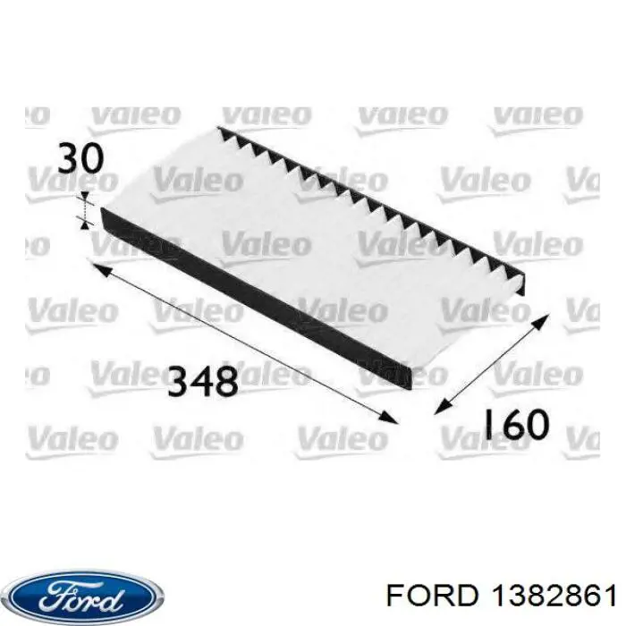 Filtro de cabina Ford 1382861 precio, desde 10,57 EUR