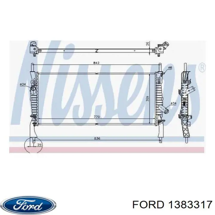 Comprar 1383317 Ford Radiador de auto