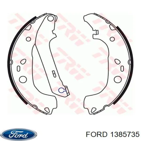 Zapatas de freno 1385735 Ford