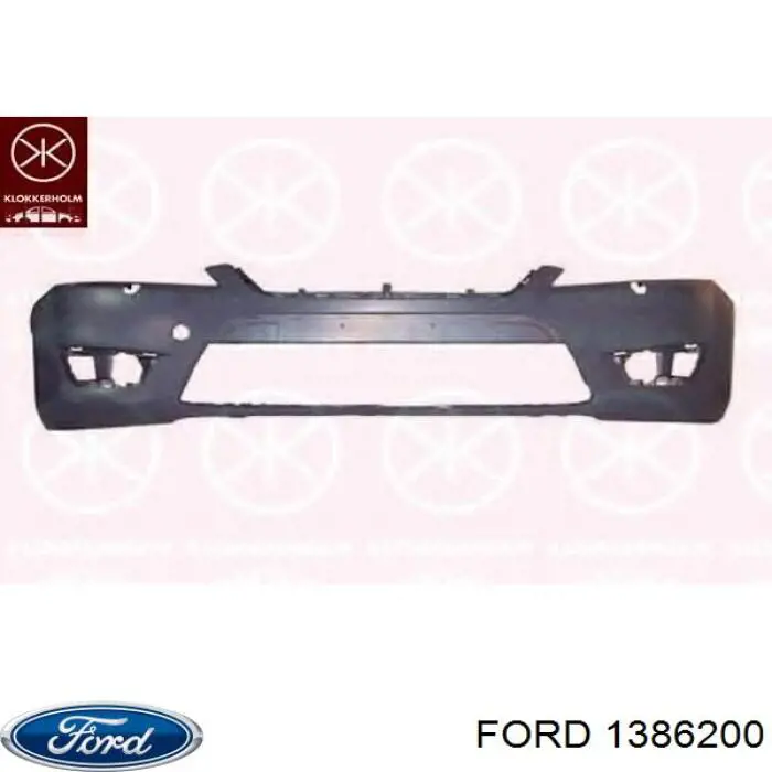 1386200 Ford parachoques delantero, parte superior