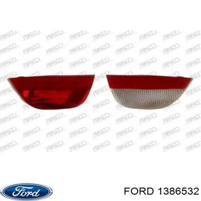 1386532 Ford Faro niebla trasero izquierdo