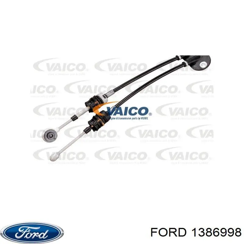 2S6R7E395AB Ford cables de caja de cambios