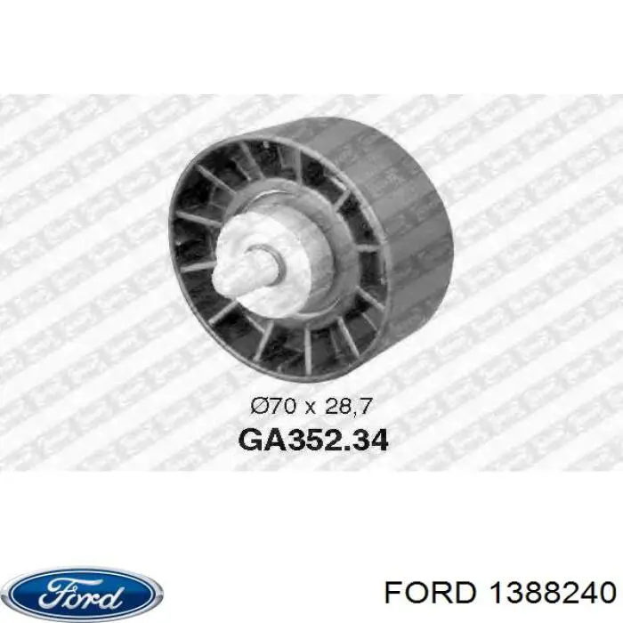 1512421 Ford ballesta de suspensión trasera