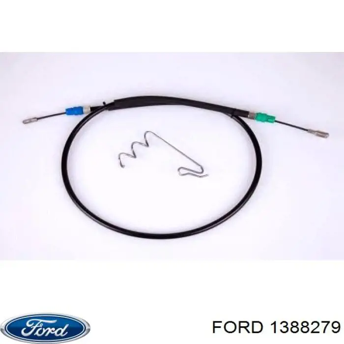 1388279 Ford cable de freno de mano trasero izquierdo