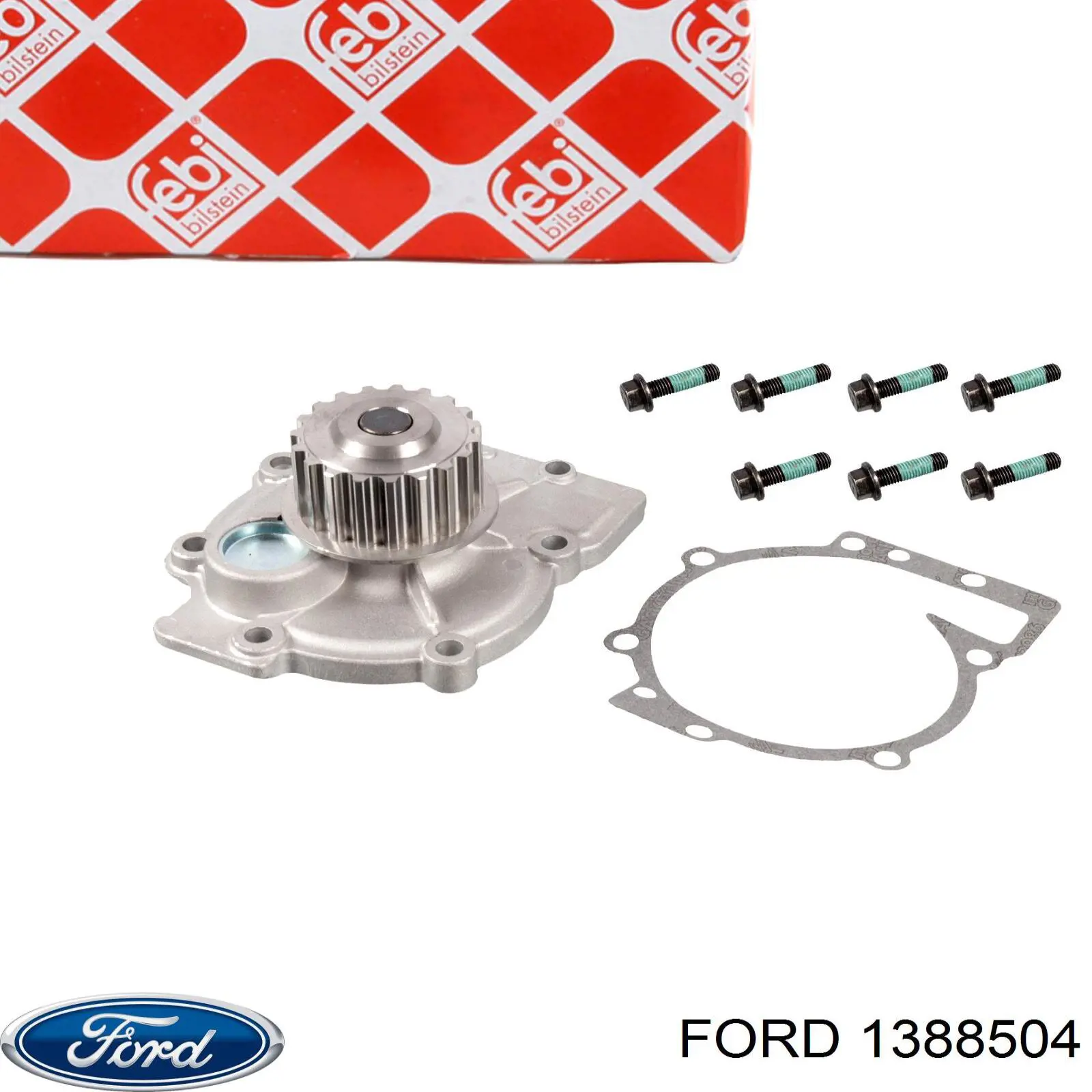 1388504 Ford Bomba refrigerante coche