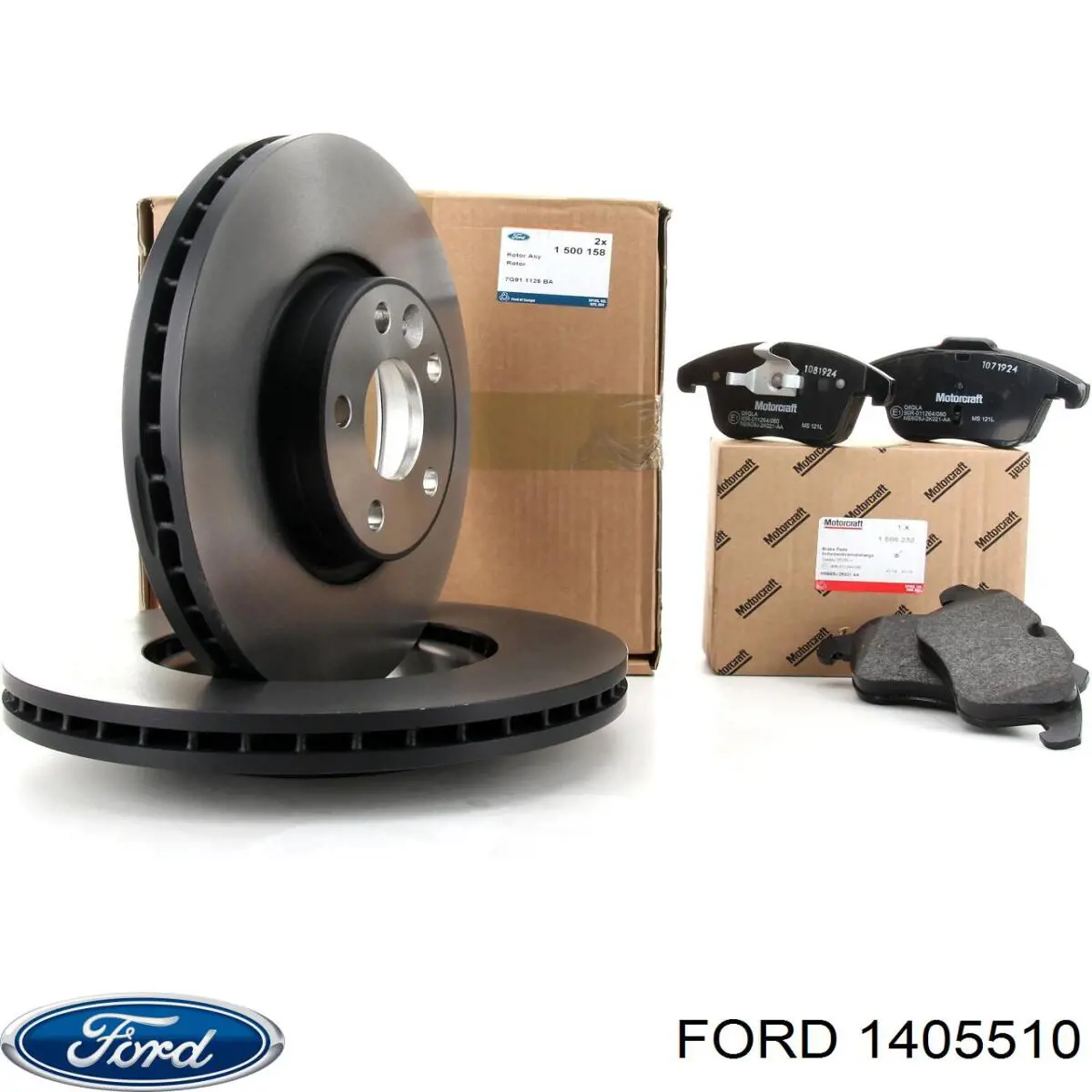 1405510 Ford freno de disco delantero