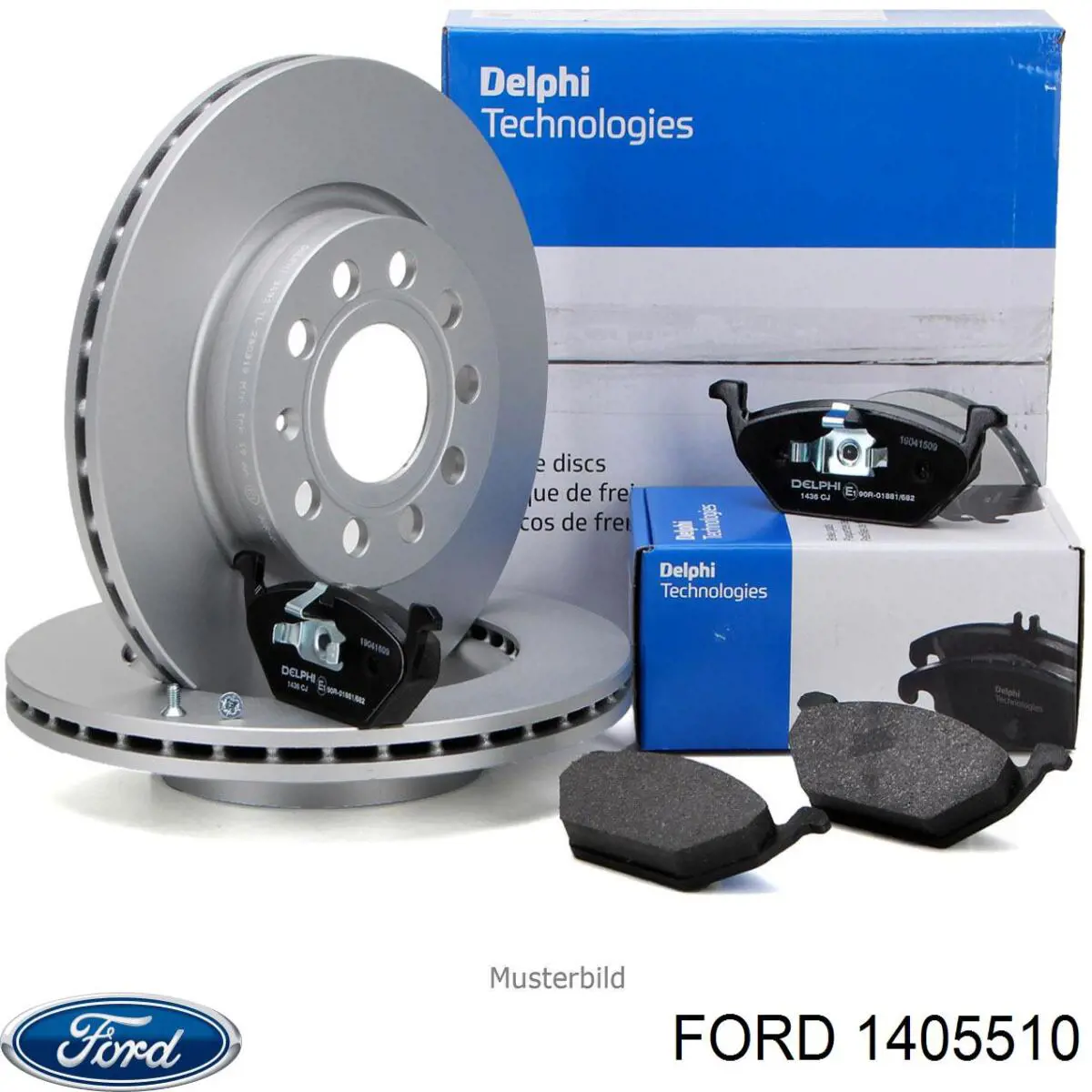 Frenos delanteros Ford 1405510 precio, desde 50,78 EUR