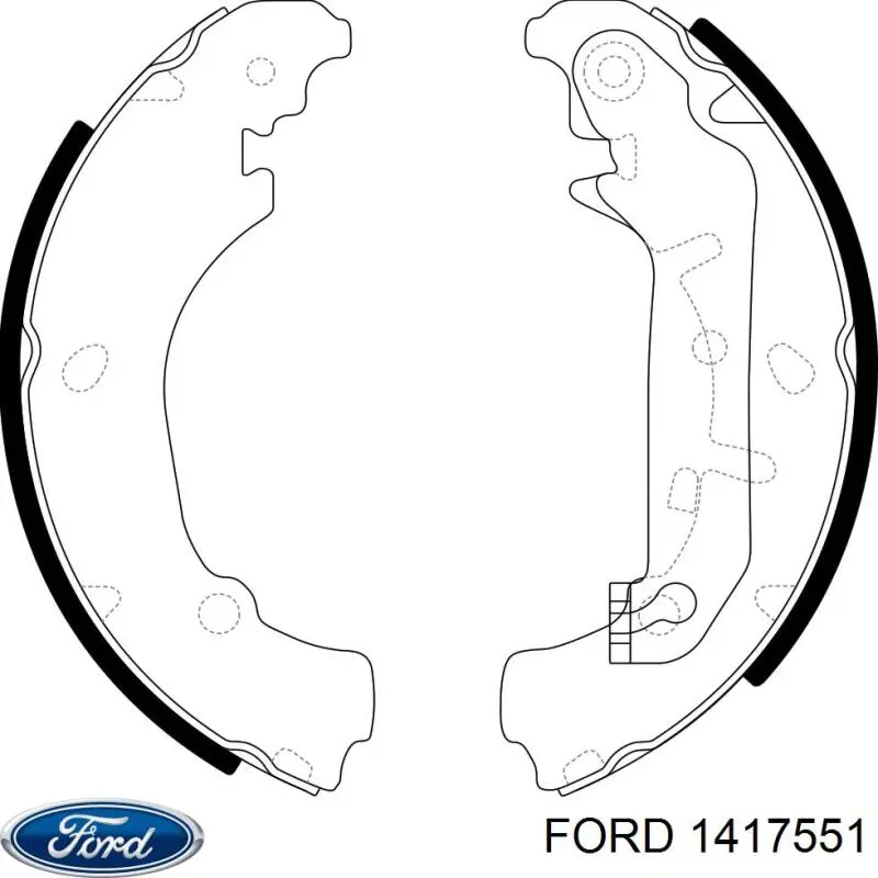 Comprar 1417551 Ford Zapatas de freno