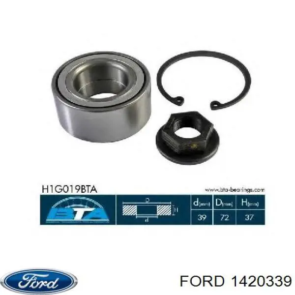 Convertidor catalítico Ford 1580952