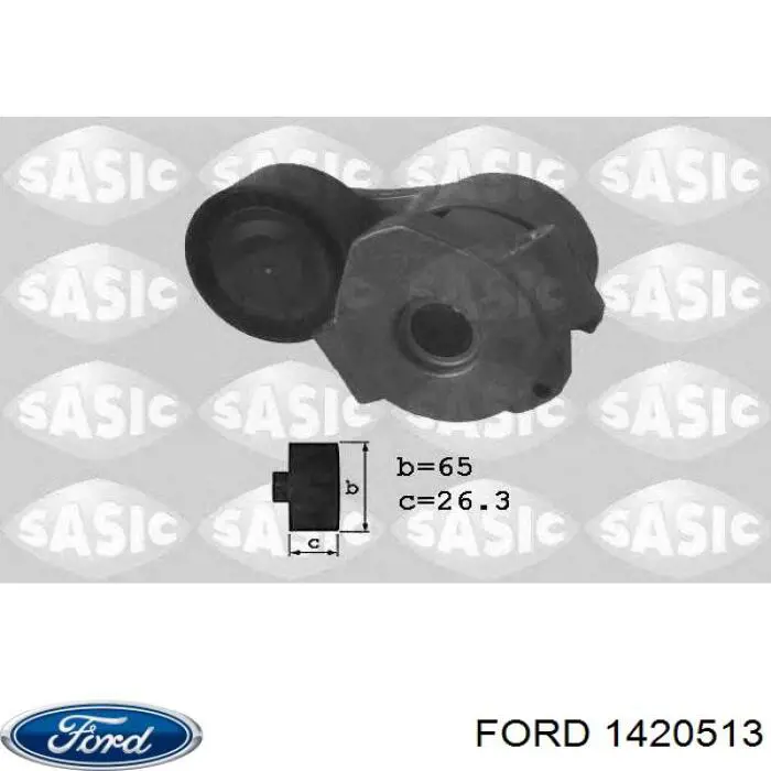 Comprar 1420513 Ford Tensor de correa poli V 
