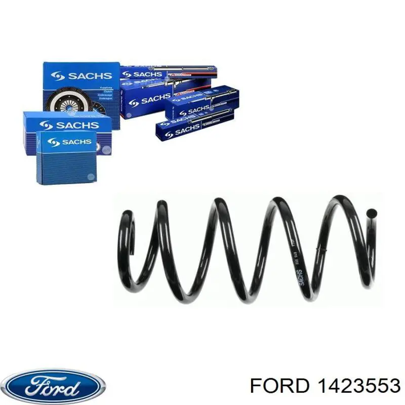 1464052 Ford muelle de suspensión eje delantero