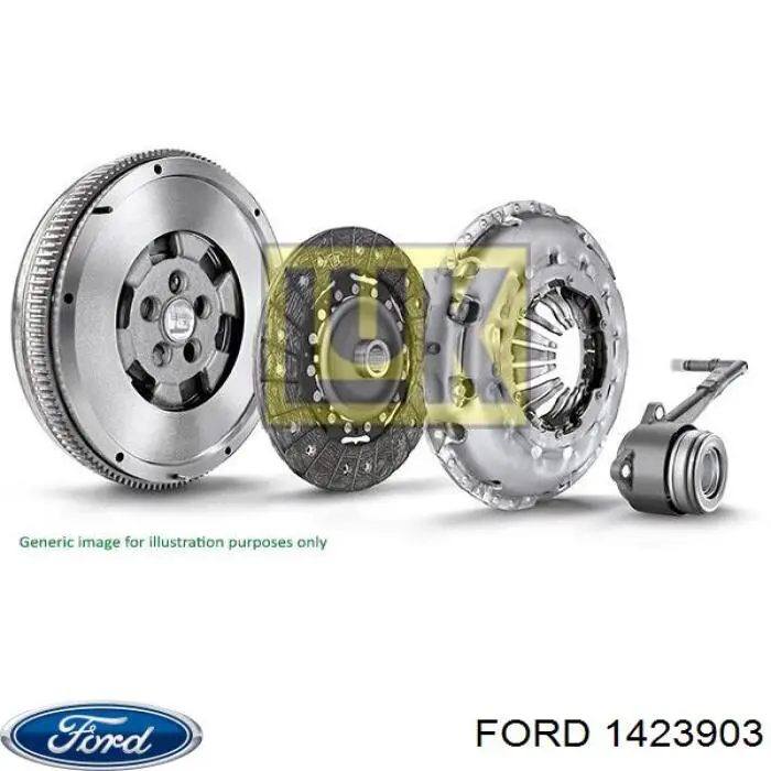 1423903 Ford kit de embrague (3 partes)