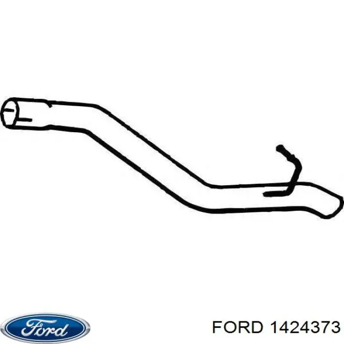 Comprar 1424373 Ford Silenciador trasero