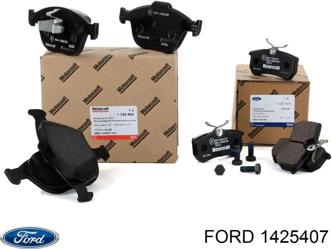 1425407 Ford Pastillas freno traseras