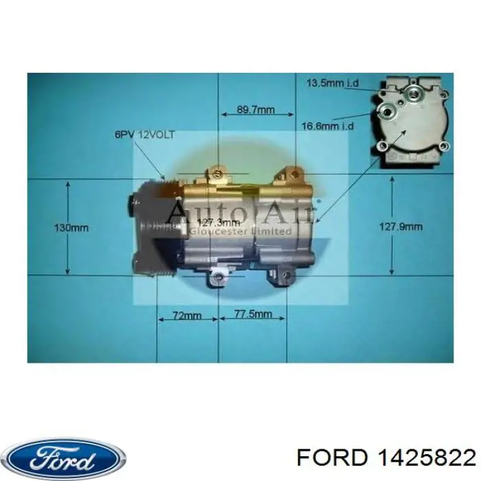 1425822 Ford compresor de aire acondicionado