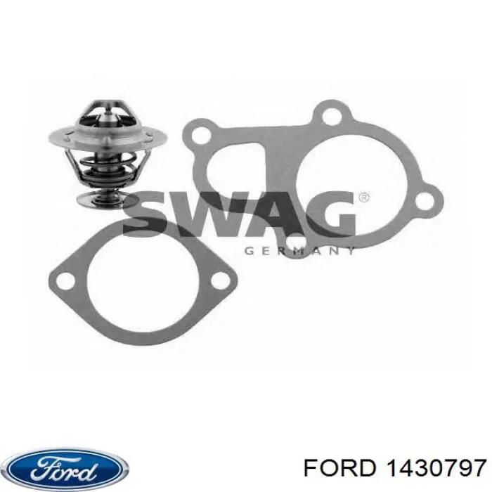 6066669 Ford ajuste panel frontal (calibrador de radiador Superior)