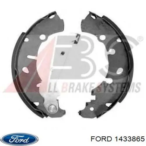 1433865 Ford zapatas de frenos de tambor traseras