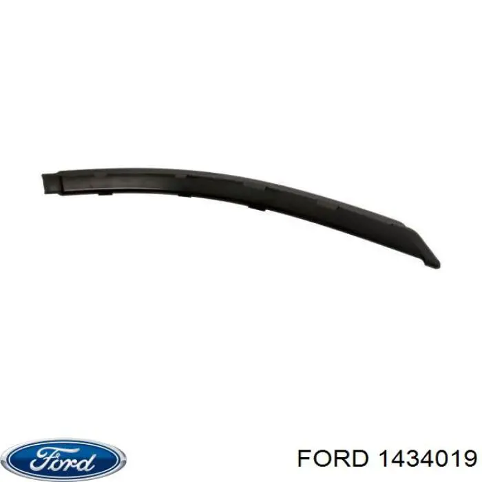 Moldura de parachoques trasero central Ford 1434019