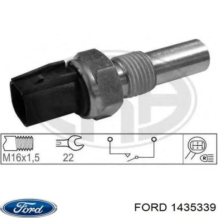 Interruptor, piloto de marcha atrás Ford Puma J2K, CF7