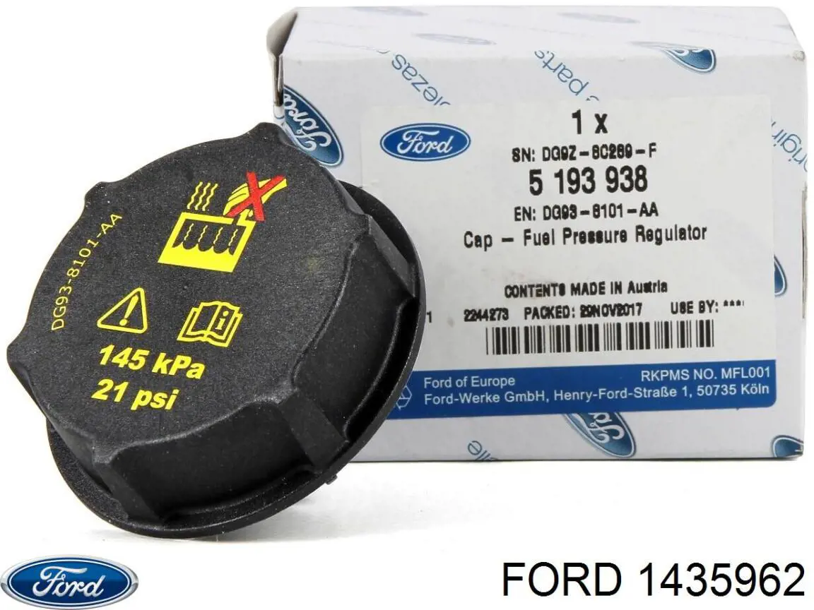 1435962 Ford soporte de radiador inferior (panel de montaje para foco)