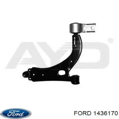 1436170 Ford barra oscilante, suspensión de ruedas delantera, inferior izquierda