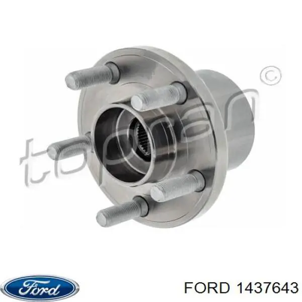 1437643 Ford Cubo delantero