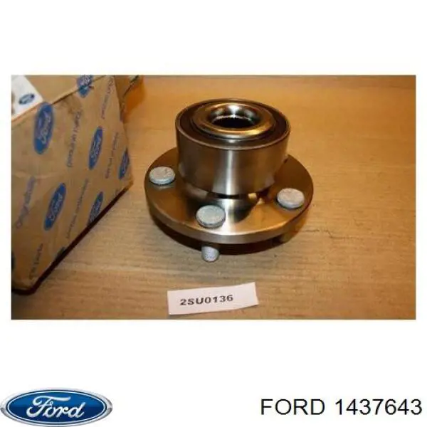 1437643 Ford cubo de rueda delantero
