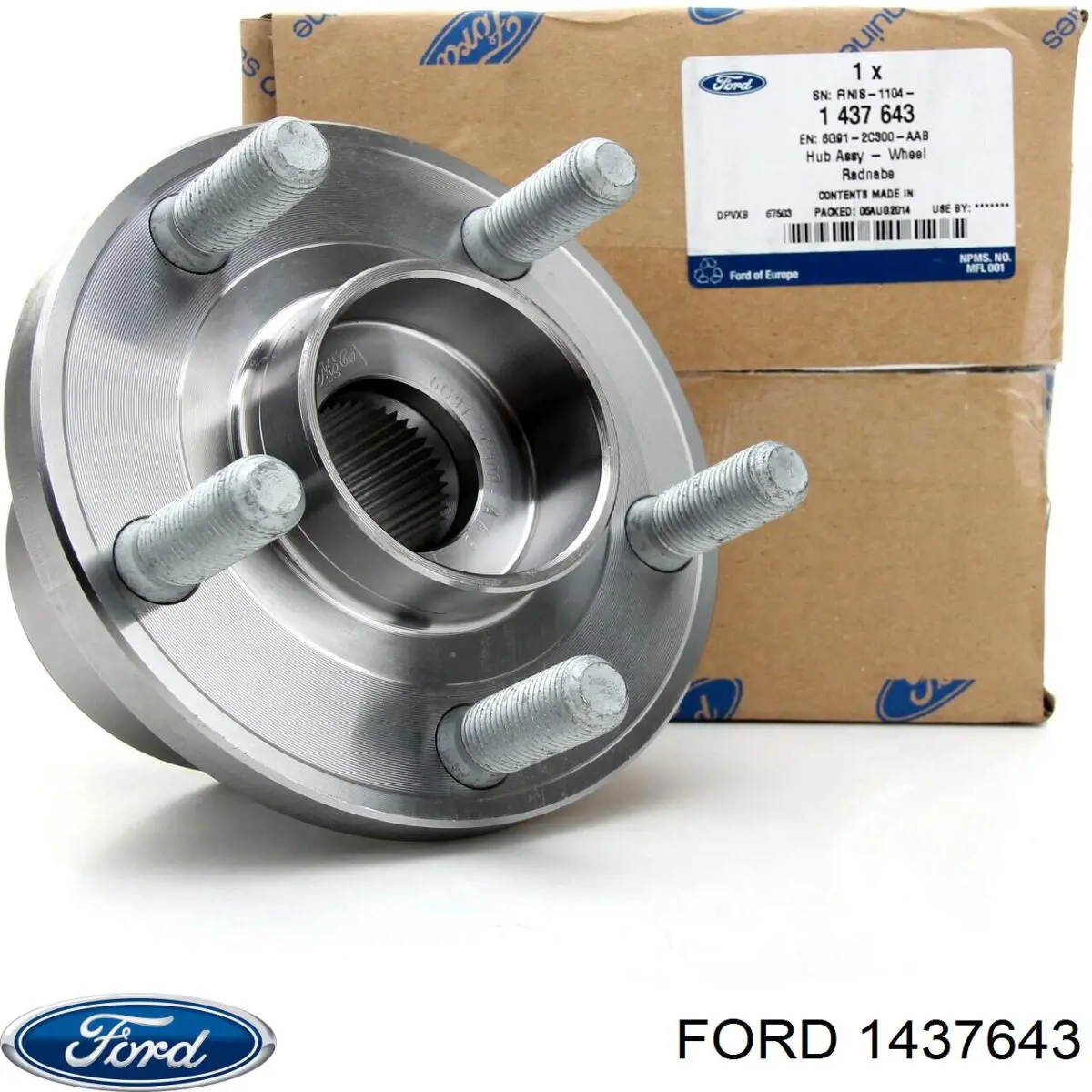 Buje de rueda delantero Ford 1437643 precio, desde 65,84 EUR