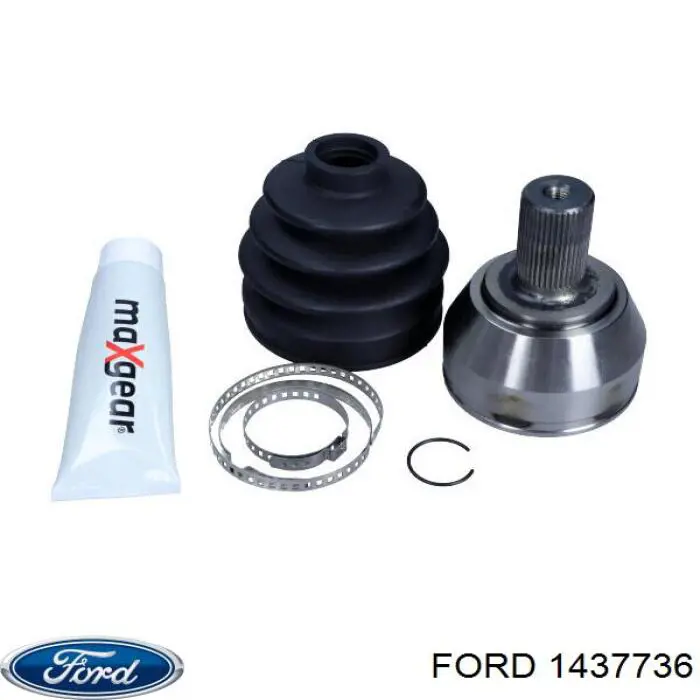 1437736 Ford árbol de transmisión delantero izquierdo