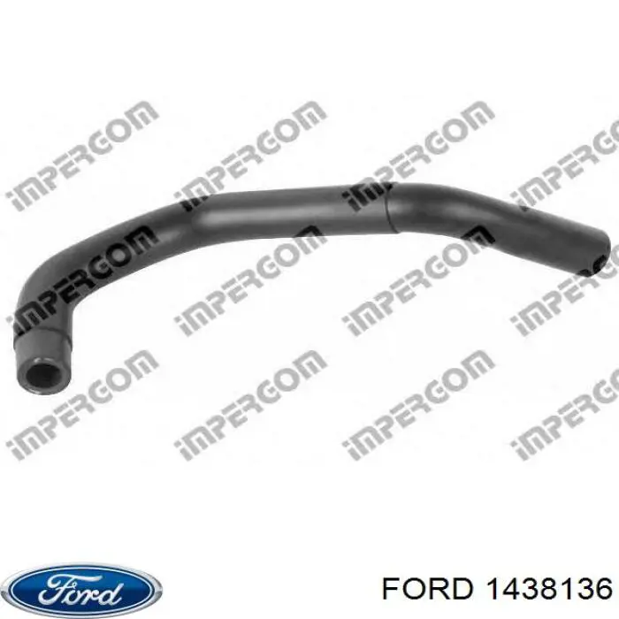 1438136 Ford tubería de radiador, alimentación