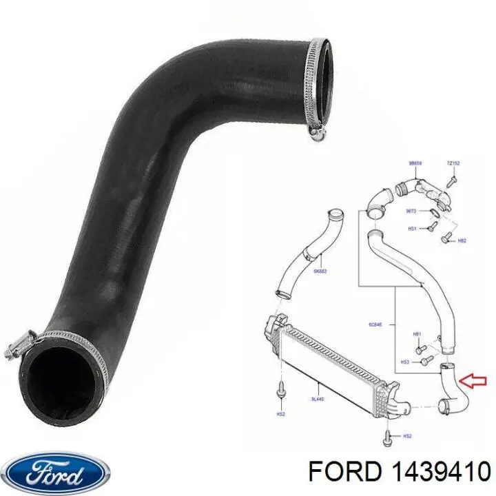 Tubo flexible de aire de sobrealimentación Cautex 086786