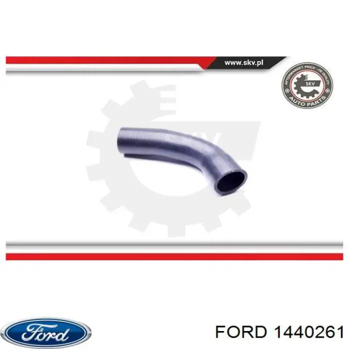1385680 Ford tubo flexible de aire de sobrealimentación derecho