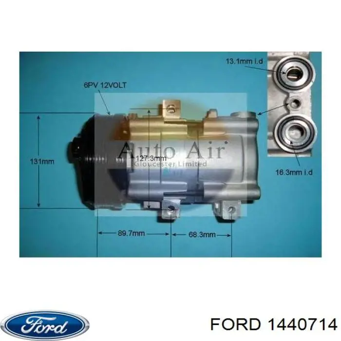 1440714 Ford compresor de aire acondicionado