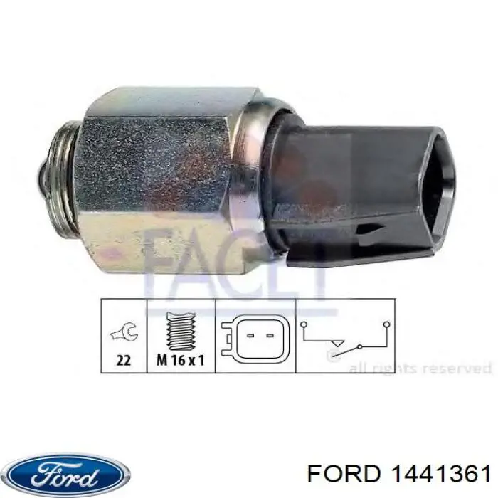 1441361 Ford sensor de marcha atrás