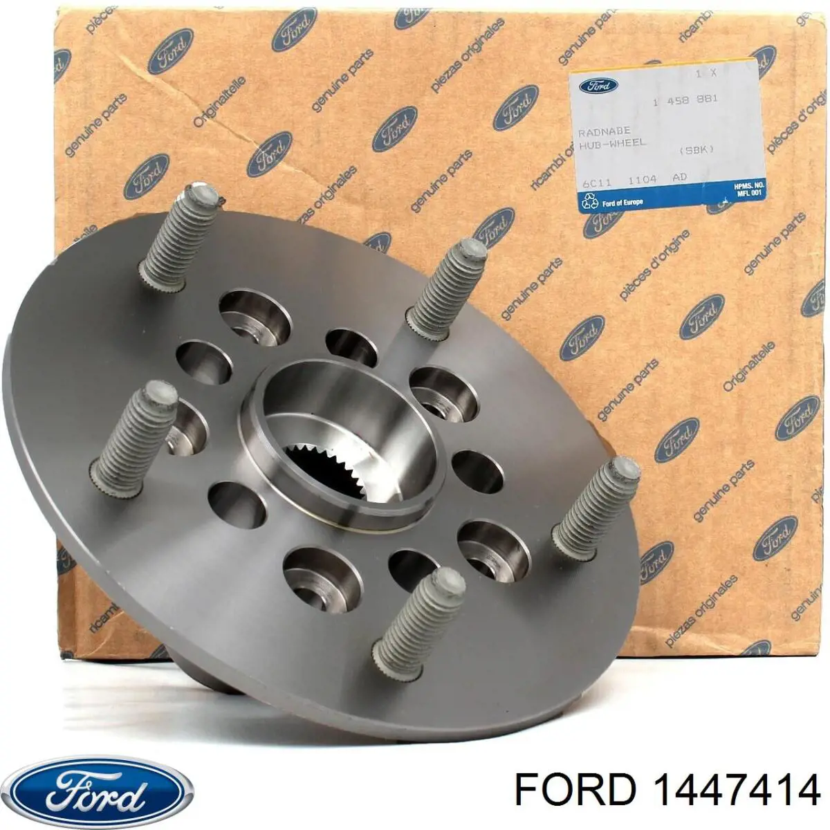 1447414 Ford cubo de rueda delantero