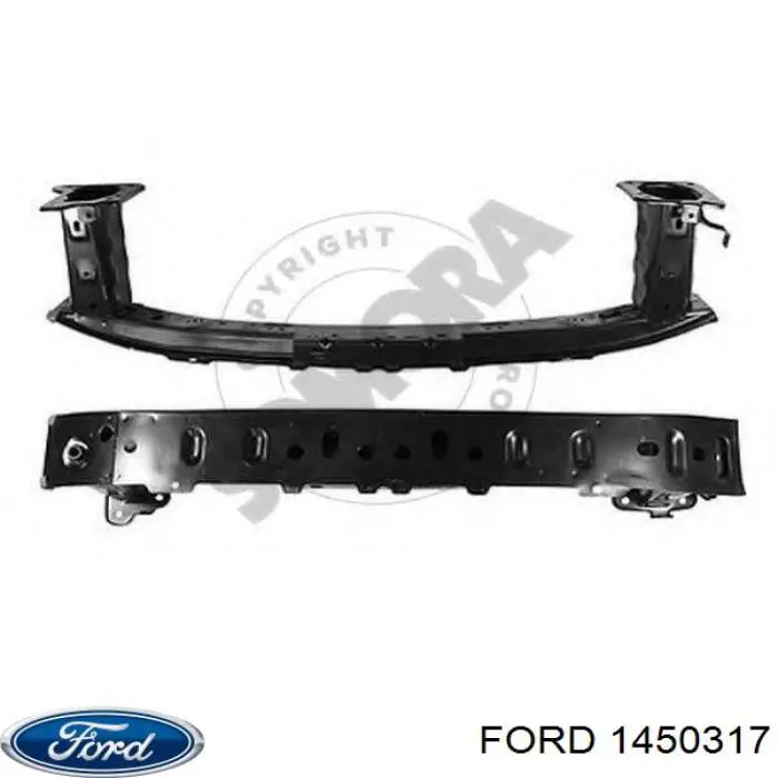 Refuerzo paragolpes delantero para Ford Focus (DA)