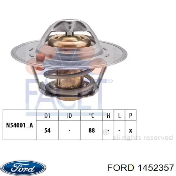 1452357 Ford termostato