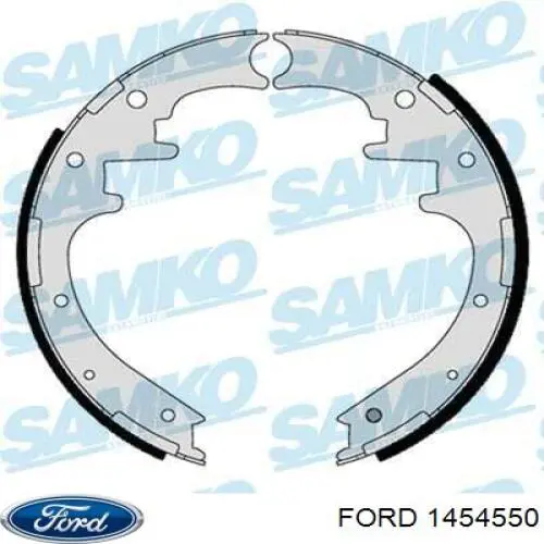 Zapatas de frenos de tambor traseras para Ford Explorer 