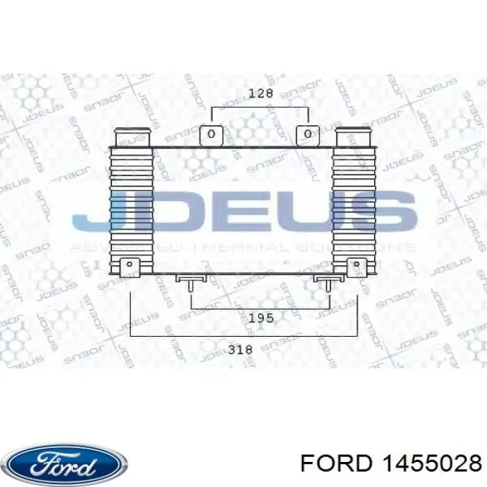 Comprar 1455028 Ford Turbo intercooler