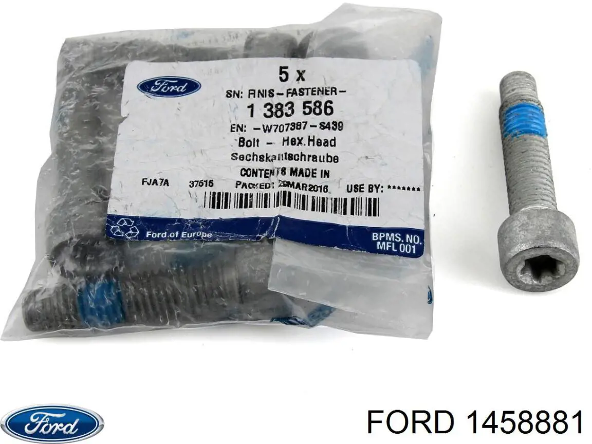 Buje de rueda delantero 1458881 Ford